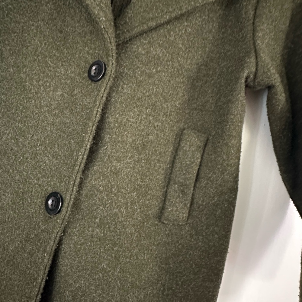 Ivy Green Long Wool Peacoat 4/5T - Picture 2 of 9